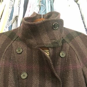 Burberry pea coat “like new”.